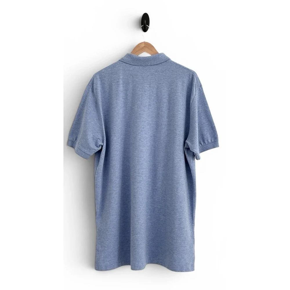 Polo by Ralph Lauren Men XL Blue Classic Fit 100% Cotton Mesh Knit Polo Shirt